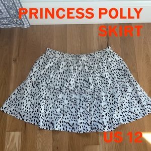 Princess Polly ruffle mini skirt
